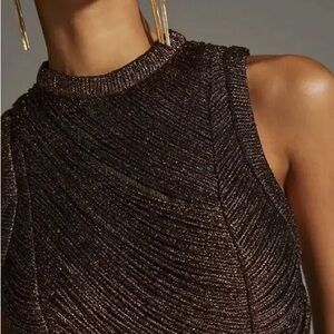 NWT-Not So Serious by Pallavi Mohan Fringed Halter Dress Size 10